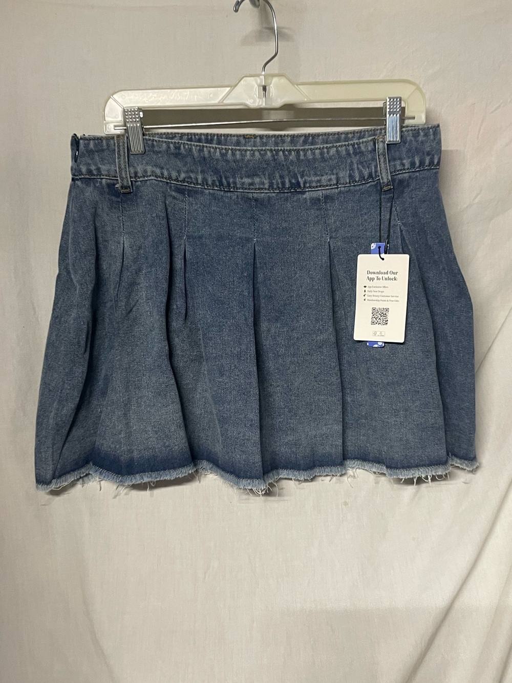 BNWT Cider Denim Pleated Skirt sz XL Women’s